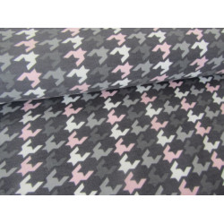 Sweat - Grafix Grafische Muster grau rosa